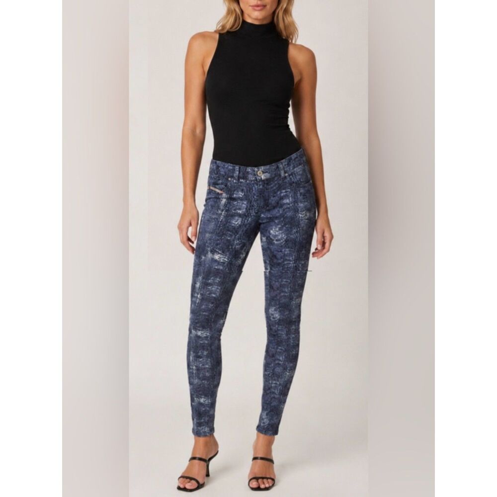Diesel Livier Super Slim Stretch Jegging Low Waist Blue Wash Women’s Size 28